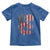 Funny American Fireworks Patriotic July 4th US Flag Toddler T Shirt - Wonder Print Shop