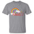 Teacher Assistant T Shirt Back To School Rainbow Apple Cloud - Wonder Print Shop