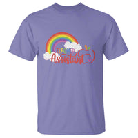 Teacher Assistant T Shirt Back To School Rainbow Apple Cloud - Wonder Print Shop