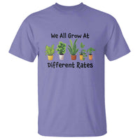 Special Education Teacher T Shirt We All Grow At Different Rates Plants - Wonder Print Shop