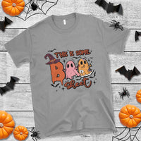 Funny This Is Some Boo Sheet T Shirt Halloween Ghost Witch Hat - Wonder Print Shop