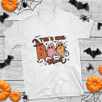 Funny This Is Some Boo Sheet T Shirt Halloween Ghost Witch Hat - Wonder Print Shop