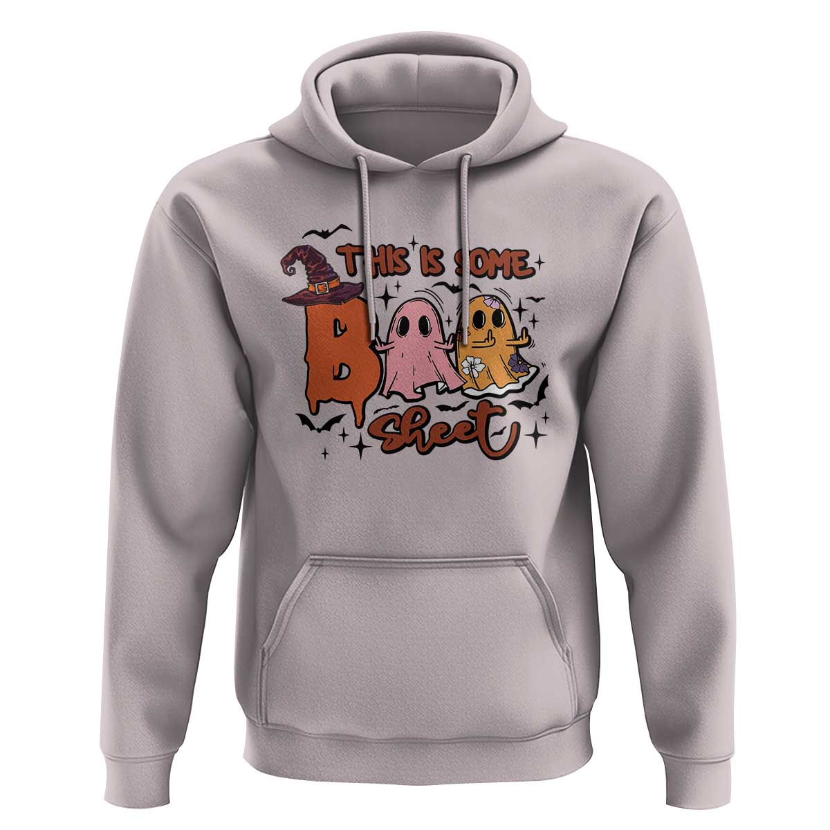 Funny This Is Some Boo Sheet Hoodie Halloween Ghost Witch Hat - Wonder Print Shop