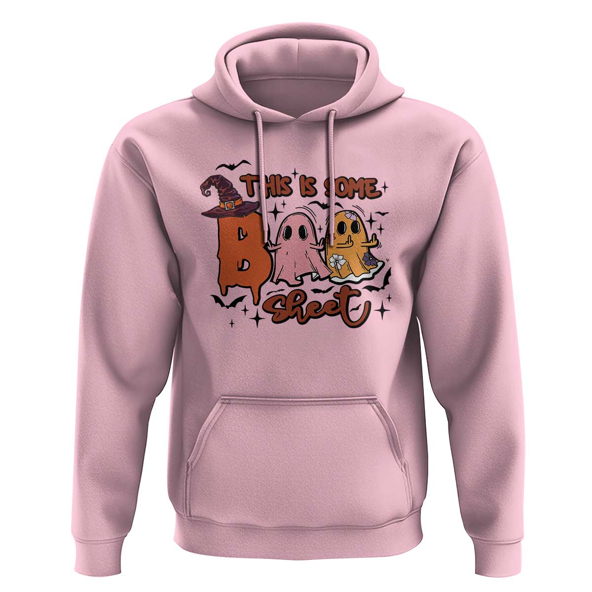 Funny This Is Some Boo Sheet Hoodie Halloween Ghost Witch Hat - Wonder Print Shop