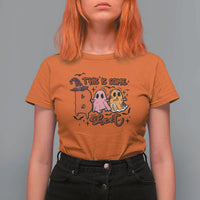 Funny This Is Some Boo Sheet T Shirt For Women Halloween Ghost Witch Hat - Wonder Print Shop