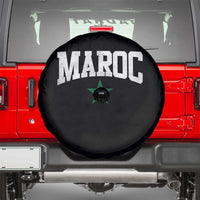 Morocco Maroc Pride Spare Tire Cover Moroccan Heritage Vintage Green Star