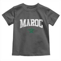 Morocco Maroc Pride Toddler T Shirt Moroccan Heritage Vintage Green Star