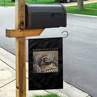Funny Raccoon Book Lover Garden Flag Probably Reading Trash Bookworms Teachers
