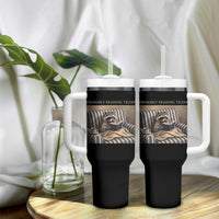 Funny Raccoon Book Lover Tumbler With Handle Probably Reading Trash Bookworms Teachers