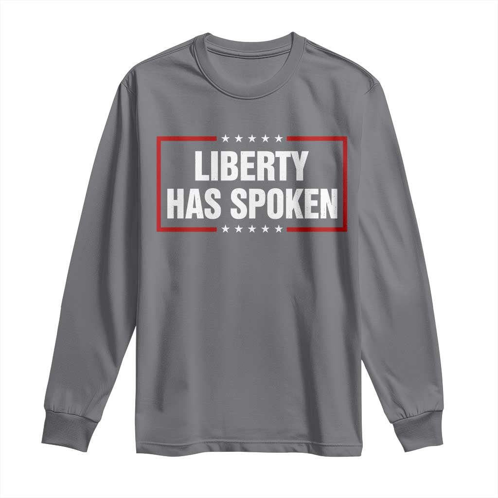 Liberty Has Spoken Funny Basketball Pointing Meme Long Sleeve Shirt