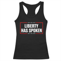 Liberty Has Spoken Funny Basketball Pointing Meme Racerback Tank Top