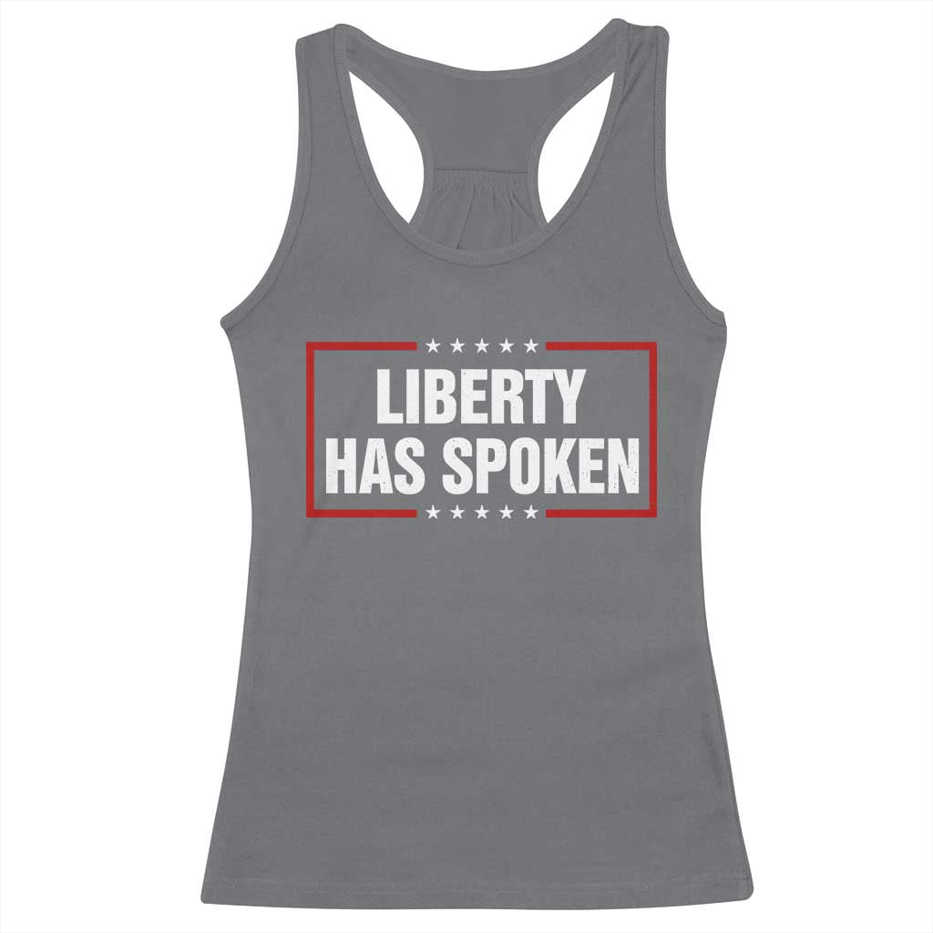 Liberty Has Spoken Funny Basketball Pointing Meme Racerback Tank Top