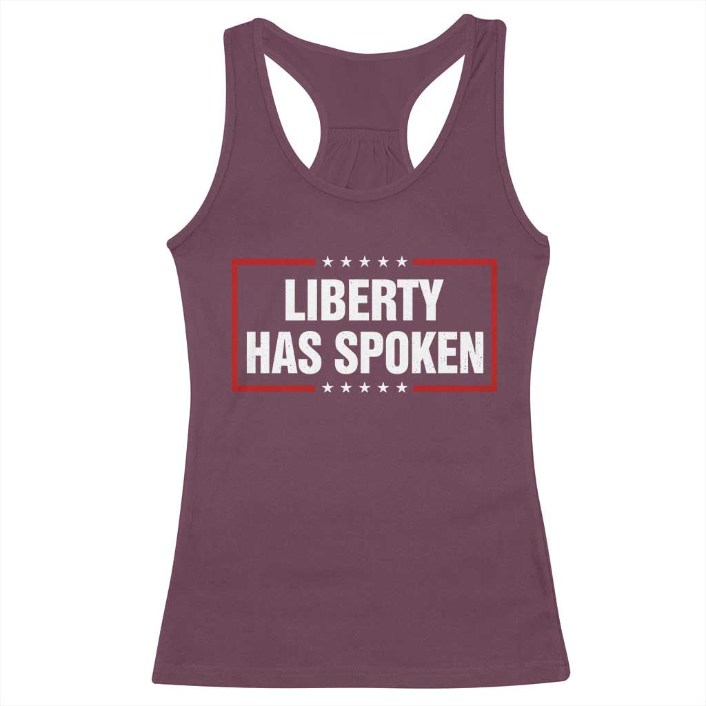 Liberty Has Spoken Funny Basketball Pointing Meme Racerback Tank Top