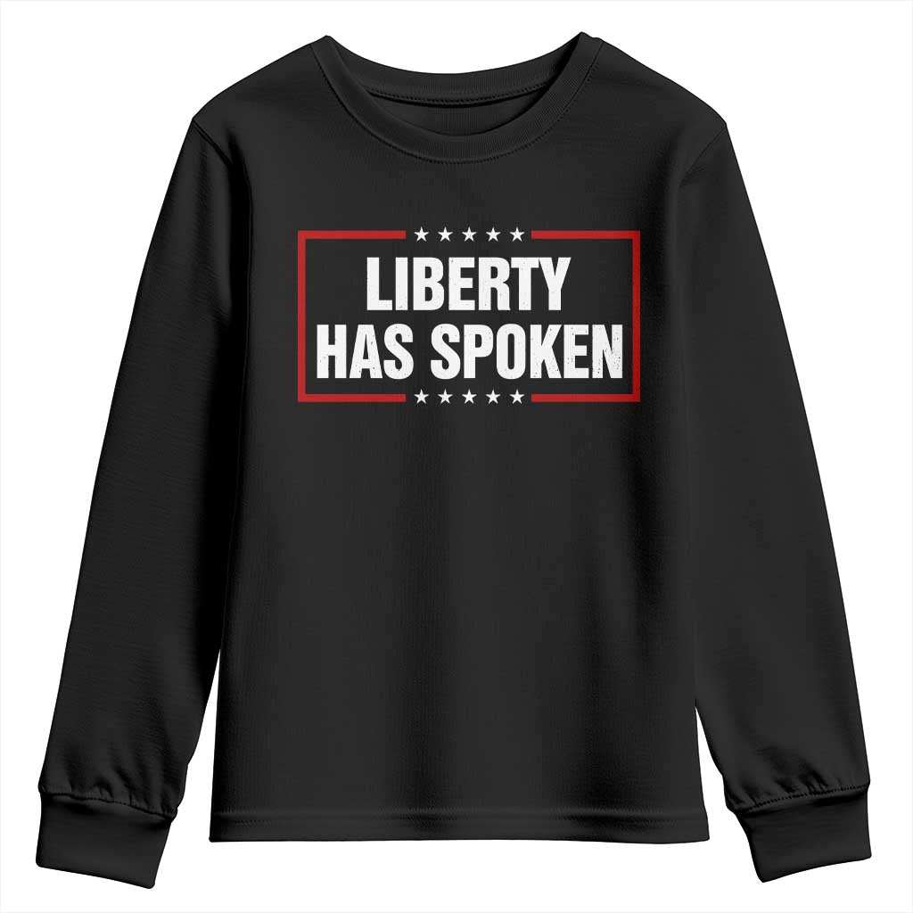 Liberty Has Spoken Funny Basketball Pointing Meme Youth Sweatshirt