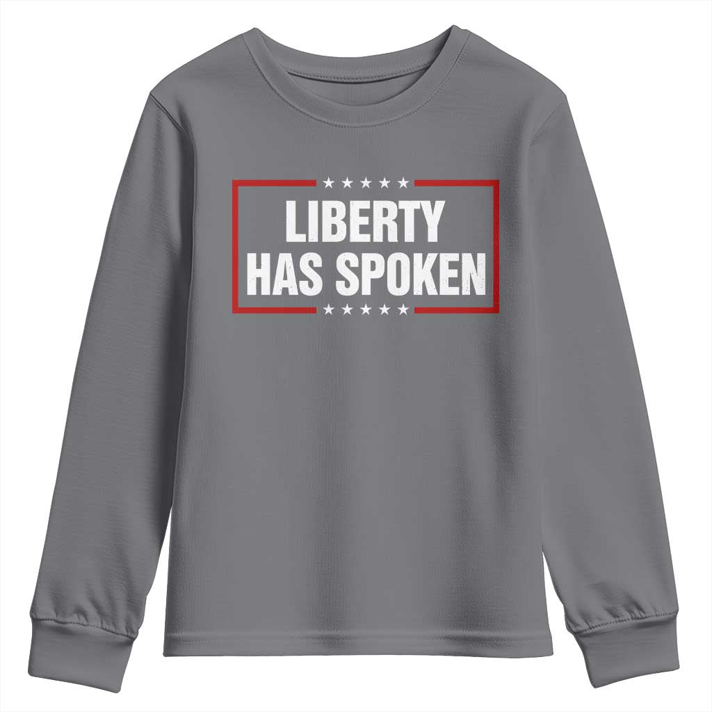 Liberty Has Spoken Funny Basketball Pointing Meme Youth Sweatshirt
