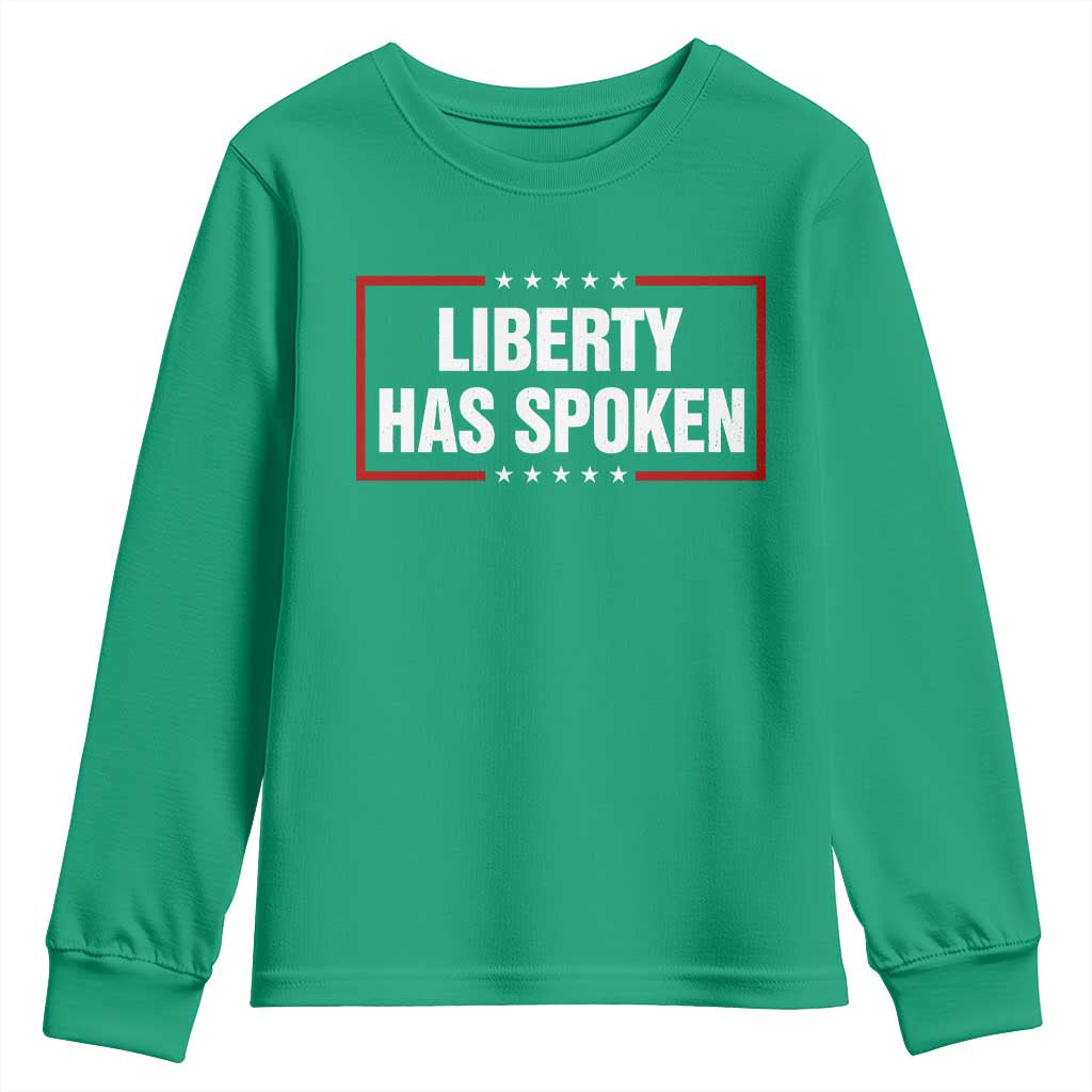 Liberty Has Spoken Funny Basketball Pointing Meme Youth Sweatshirt