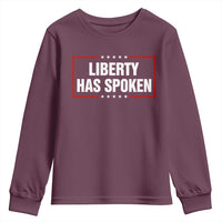 Liberty Has Spoken Funny Basketball Pointing Meme Youth Sweatshirt