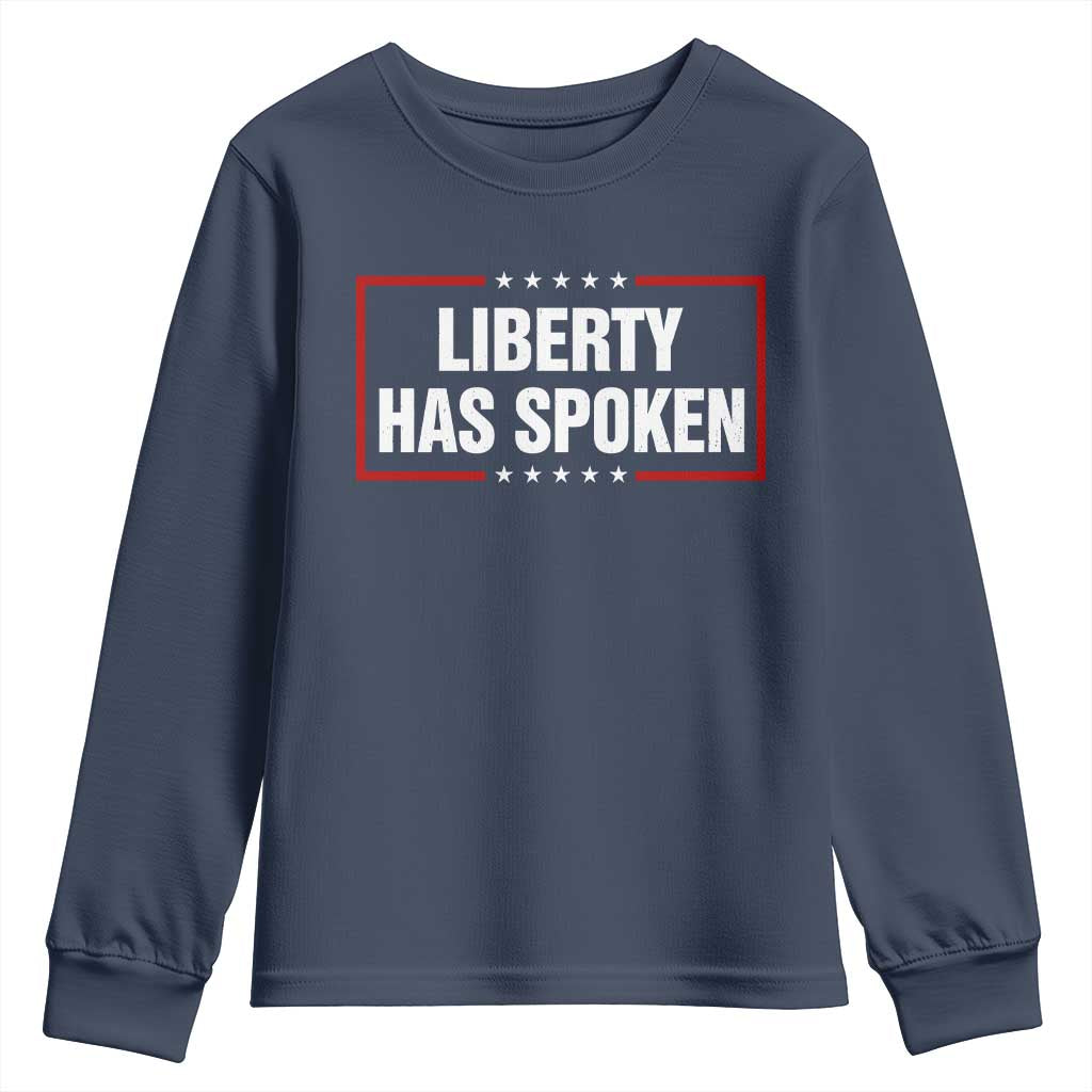 Liberty Has Spoken Funny Basketball Pointing Meme Youth Sweatshirt