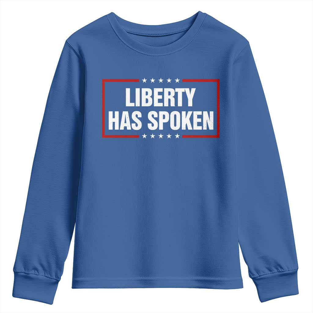 Liberty Has Spoken Funny Basketball Pointing Meme Youth Sweatshirt
