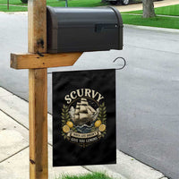 Scurvy When Life Doesnt Give You Lemons Garden Flag Funny Pirate Lemon Vitamin C