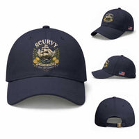 Scurvy When Life Doesnt Give You Lemons Baseball Cap Funny Pirate Lemon Vitamin C