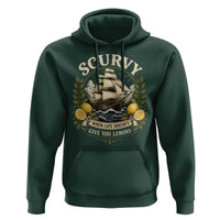 Scurvy When Life Doesnt Give You Lemons Hoodie Funny Pirate Lemon Vitamin C