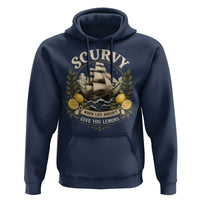 Scurvy When Life Doesnt Give You Lemons Hoodie Funny Pirate Lemon Vitamin C