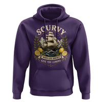 Scurvy When Life Doesnt Give You Lemons Hoodie Funny Pirate Lemon Vitamin C