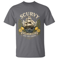 Scurvy When Life Doesnt Give You Lemons T Shirt Funny Pirate Lemon Vitamin C