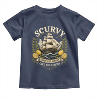 Scurvy When Life Doesnt Give You Lemons Toddler T Shirt Funny Pirate Lemon Vitamin C