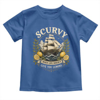 Scurvy When Life Doesnt Give You Lemons Toddler T Shirt Funny Pirate Lemon Vitamin C