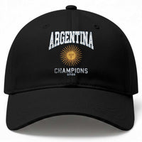 Argentina Champions 2026 Baseball Cap Argentinian Pride Vintage Sol De Mayo
