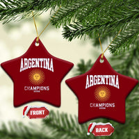 Argentina Champions 2026 Ceramic Ornament Argentinian Pride Vintage Sol De Mayo