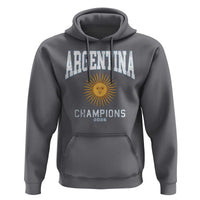 Argentina Champions 2026 Hoodie Argentinian Pride Vintage Sol De Mayo