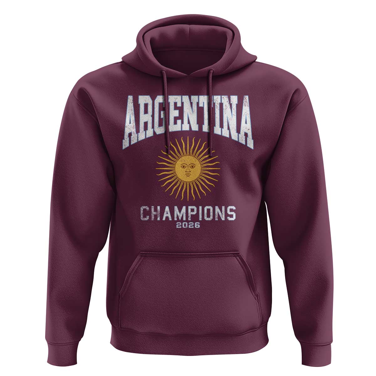 Argentina Champions 2026 Hoodie Argentinian Pride Vintage Sol De Mayo