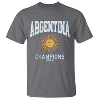 Argentina Champions 2026 T Shirt Argentinian Pride Vintage Sol De Mayo