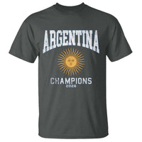Argentina Champions 2026 T Shirt Argentinian Pride Vintage Sol De Mayo