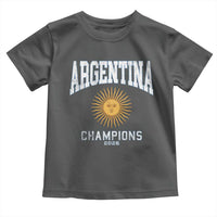 Argentina Champions 2026 Toddler T Shirt Argentinian Pride Vintage Sol De Mayo