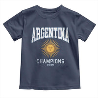 Argentina Champions 2026 Toddler T Shirt Argentinian Pride Vintage Sol De Mayo