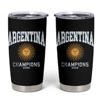Argentina Champions 2026 Tumbler Cup Argentinian Pride Vintage Sol De Mayo