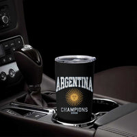 Argentina Champions 2026 Tumbler Cup Argentinian Pride Vintage Sol De Mayo