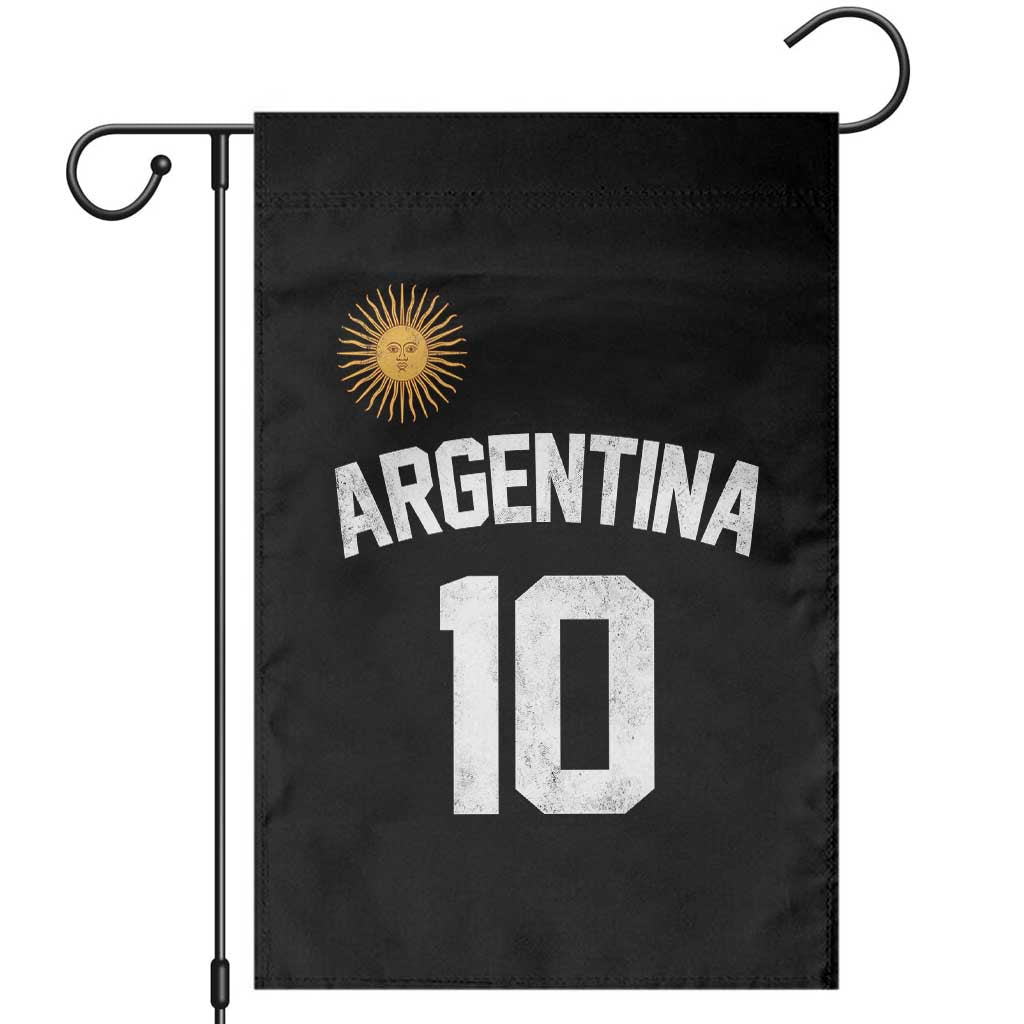 Argentina Football Number 10 Jersey Style Garden Flag Soccer Fan