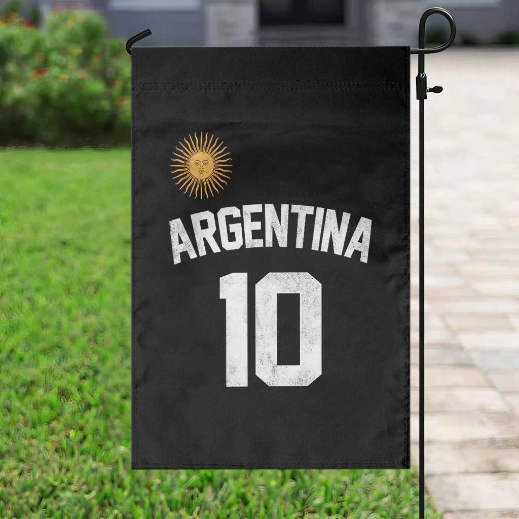Argentina Football Number 10 Jersey Style Garden Flag Soccer Fan