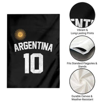 Argentina Football Number 10 Jersey Style Garden Flag Soccer Fan