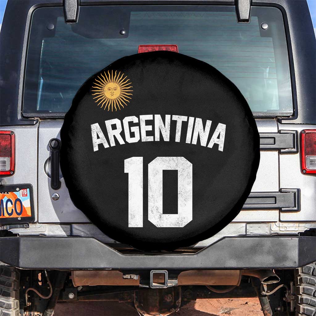 Argentina Football Number 10 Jersey Style Spare Tire Cover Soccer Fan