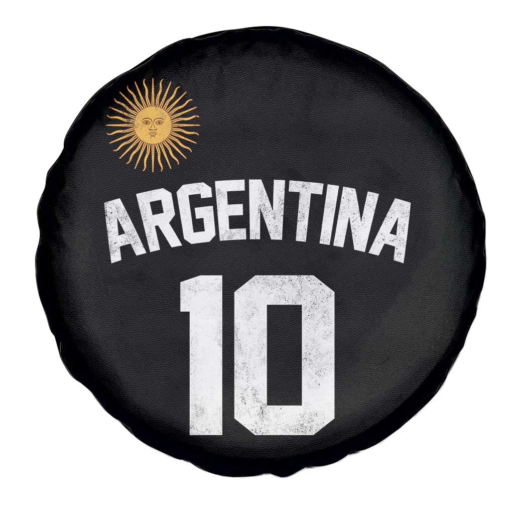 Argentina Football Number 10 Jersey Style Spare Tire Cover Soccer Fan