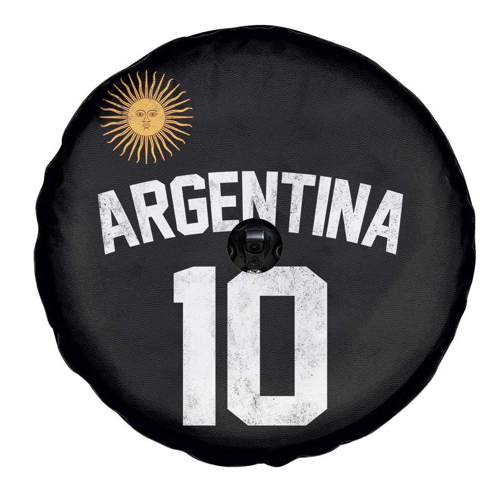 Argentina Football Number 10 Jersey Style Spare Tire Cover Soccer Fan