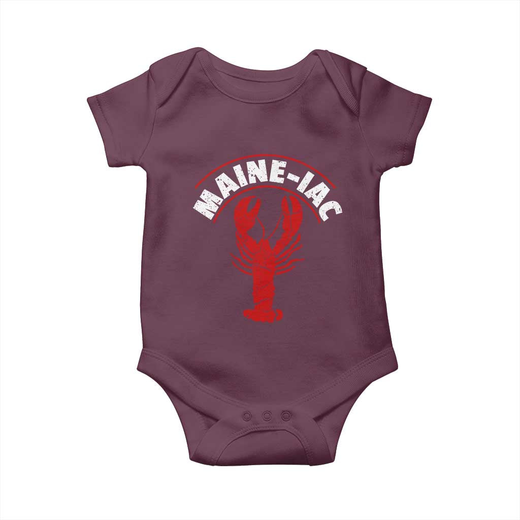 Maine Lobster Baby Onesie Funny Maine iac Lobstering Fisherman