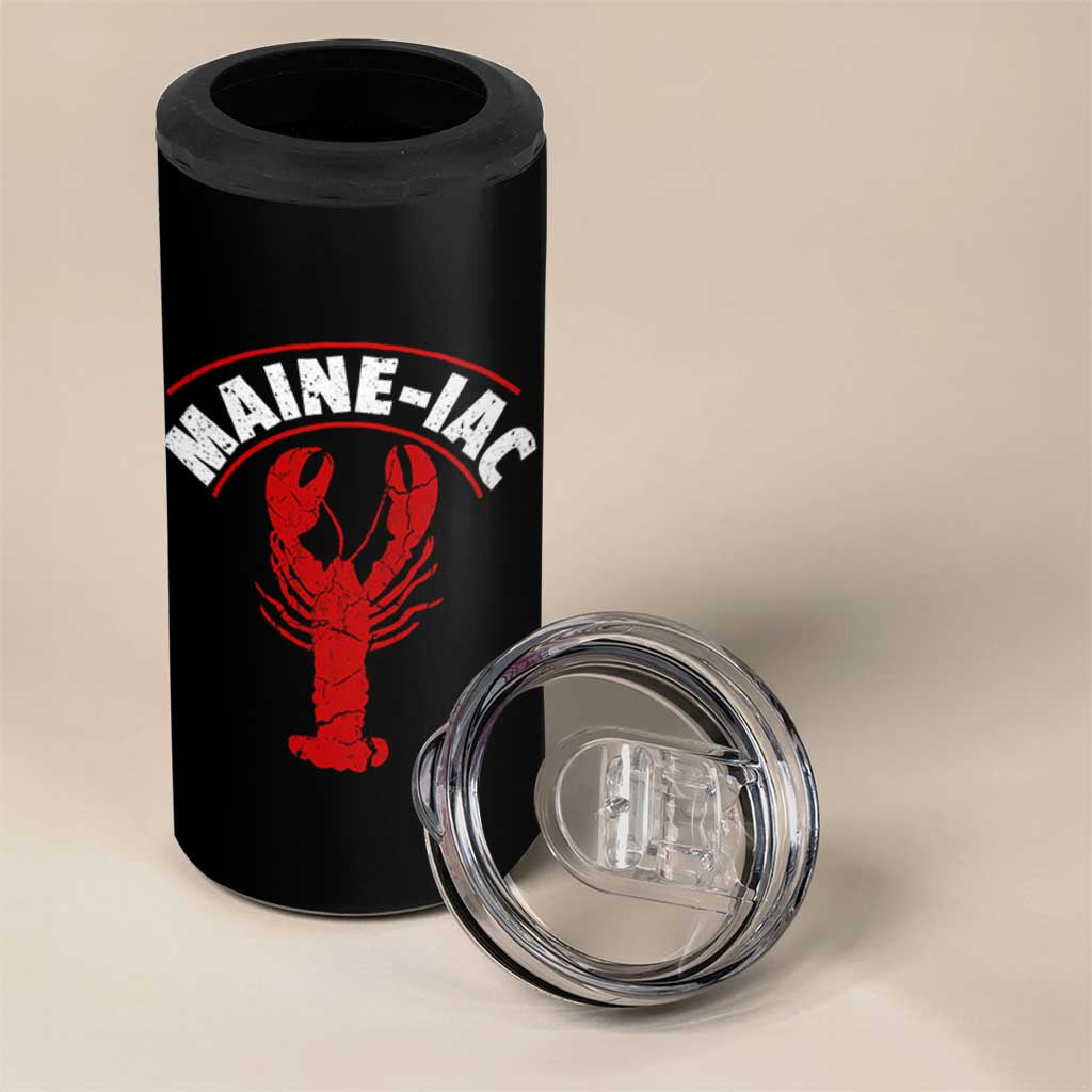 Maine Lobster 4 in 1 Can Cooler Tumbler Funny Maine iac Lobstering Fisherman