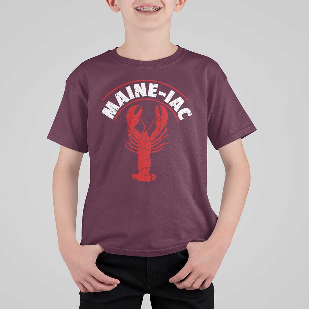 Maine Lobster T Shirt For Kid Funny Maine iac Lobstering Fisherman